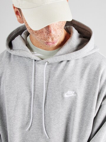 Nike Sportswear Sweatshirt 'CLUB' in Grau