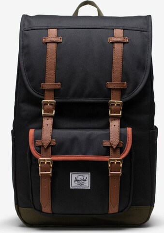 Herschel Ryggsekk 'Little America™ Mid' i svart: forside