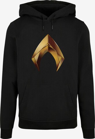 Sweat-shirt 'Aquaman - Emblem' ABSOLUTE CULT en noir : devant