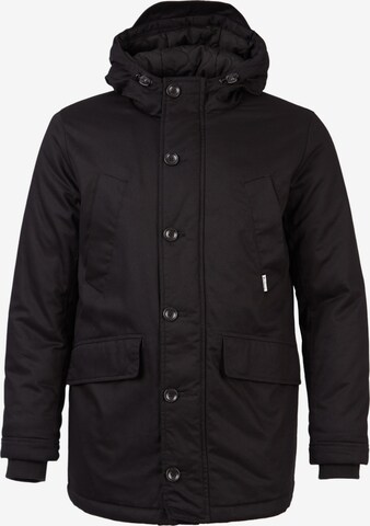 Ben Sherman Winter Coat 'Smart Parka' in Black: front