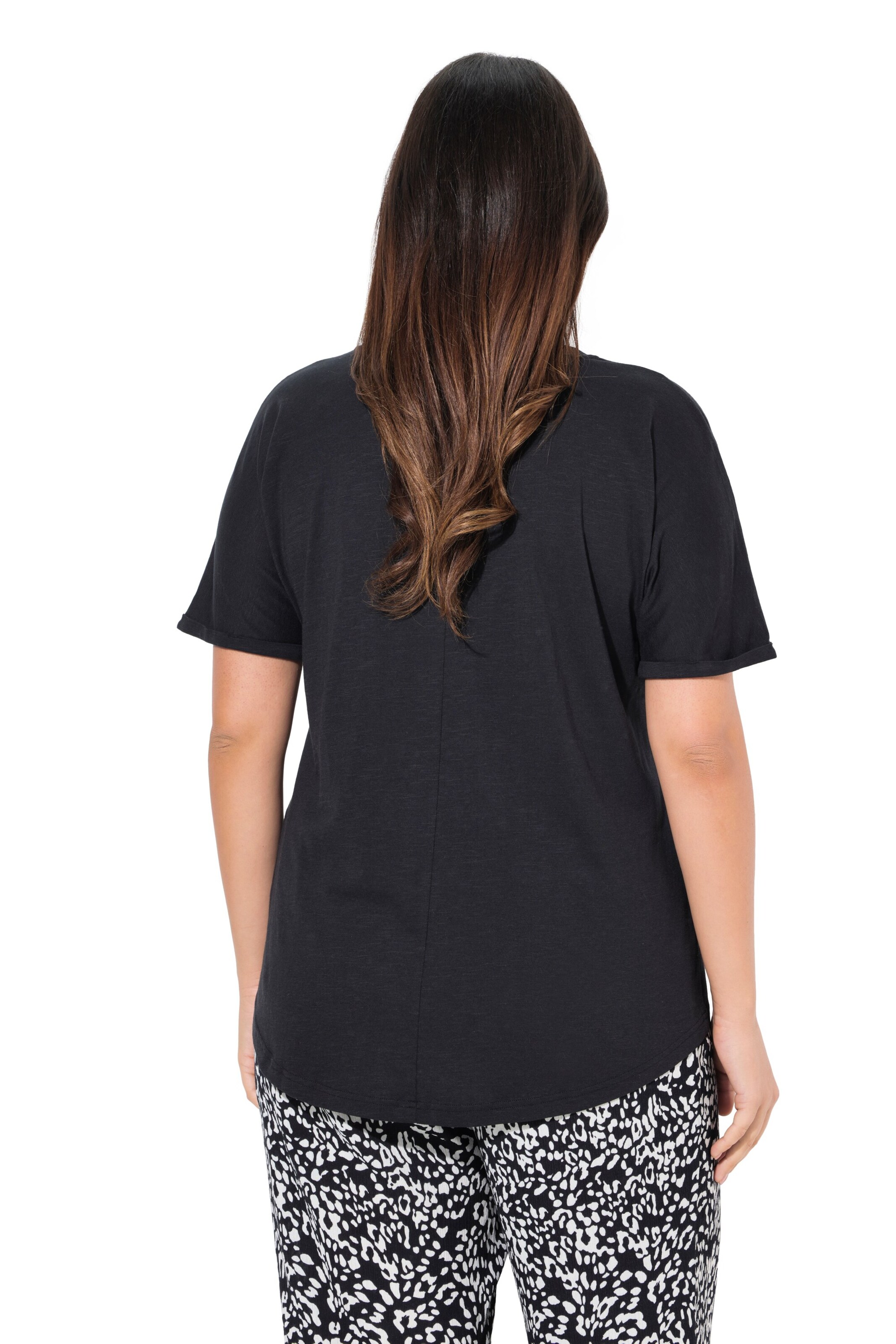 Ulla Popken Shirt in Zwart