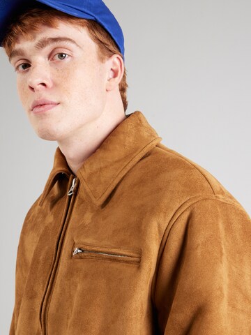 TOPMAN Демисезонная куртка в Коричневый