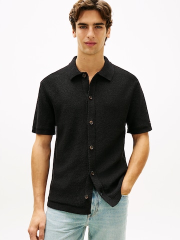 TOMMY HILFIGER Comfort Fit Hemd in Schwarz: Vorderseite