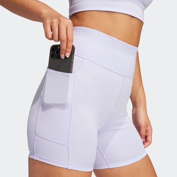 ADIDAS PERFORMANCE Skinny Workout Pants 'Own the Run' in Purple