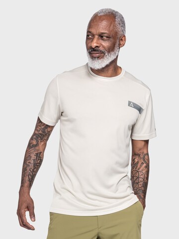 T-Shirt fonctionnel 'Baguio' Schöffel en blanc : devant