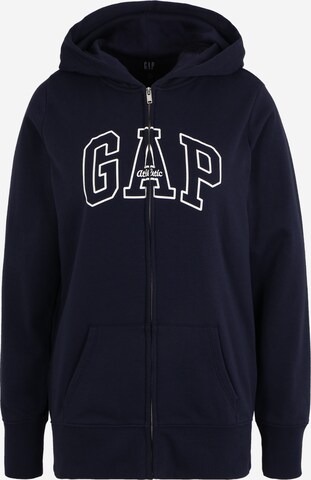 Veste de survêtement Gap Tall en bleu : devant