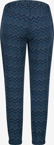 Ragwear - Loosefit Calças 'Talin Chevron' em azul