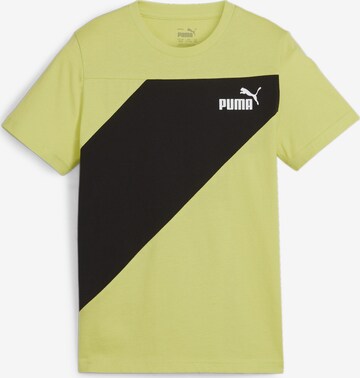 PUMA Shirt 'Power' in Groen: voorkant