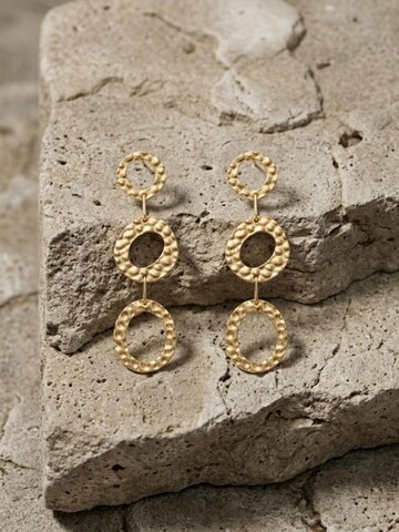 DNSK Copenhagen - Pendientes 'SOL' en oro