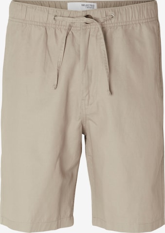 SELECTED HOMME Regular Housut 'JONES' värissä beige: edessä