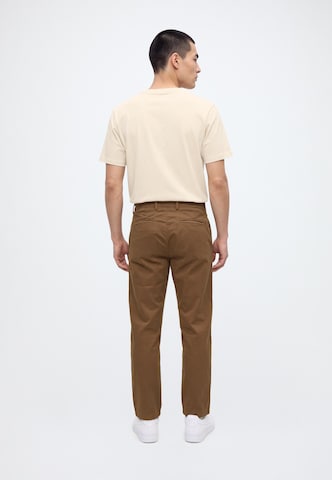 Casual Friday Loosefit Chinobyxa 'CFPepe' i brun: baksida