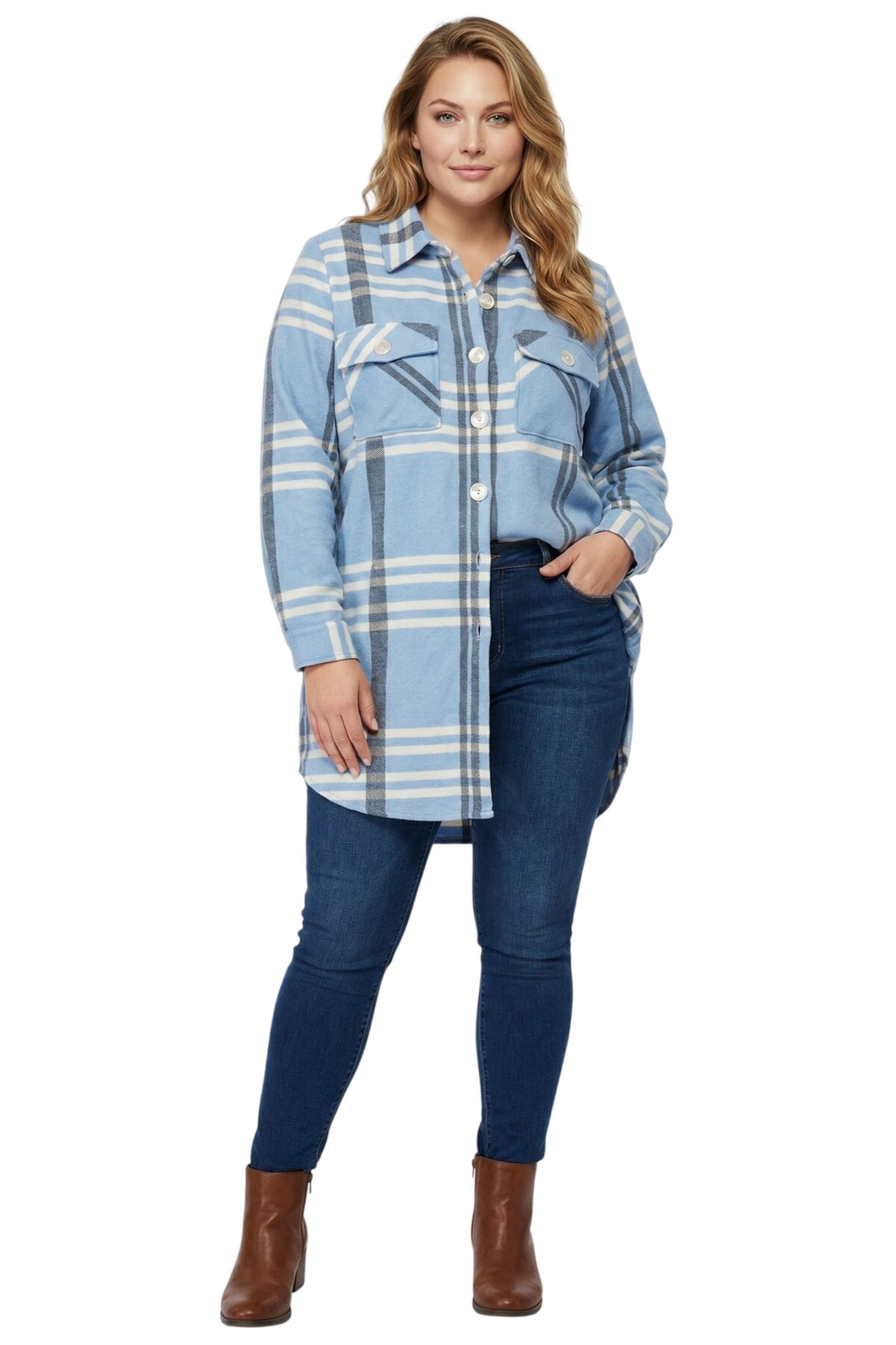 Stil Diva Blouse in Blue