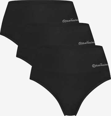 Bamboo basics Slip 'Zoey' in Zwart: voorkant