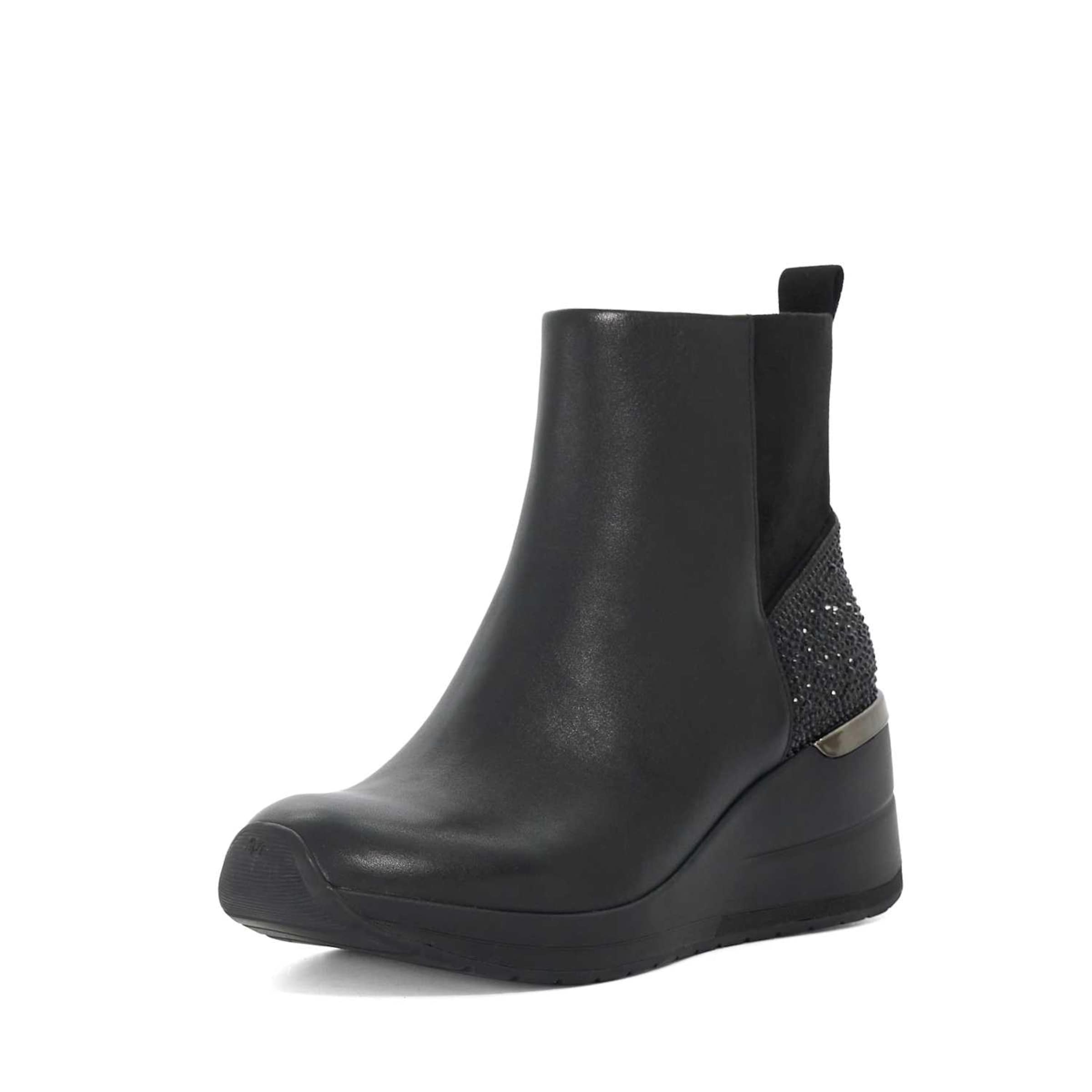 Dune LONDON Chelsea Boots in Black: front
