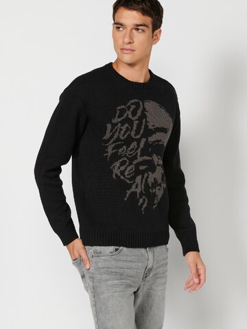 Pull-over KOROSHI en noir