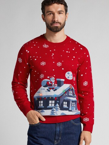 IUMAN Sweater in Red