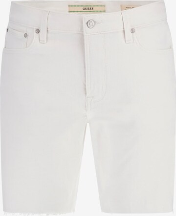 GUESS Slim fit Pants in White: front