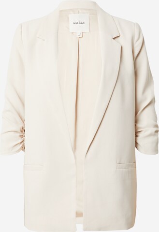 SOAKED IN LUXURY Blazer 'Shirley' in Beige: front