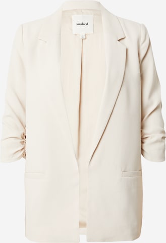 SOAKED IN LUXURY Blazer 'Shirley' in Beige: predná strana