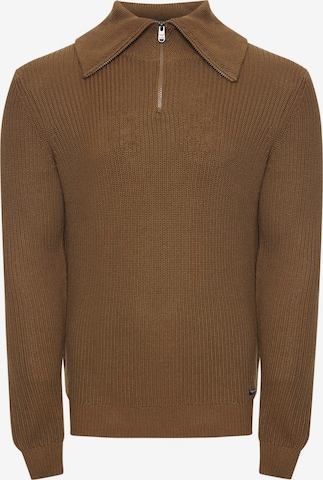 Threadbare Sweater 'Francis' in Brown: front