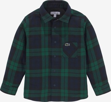 LACOSTE Regular fit Button Up Shirt in Green: front