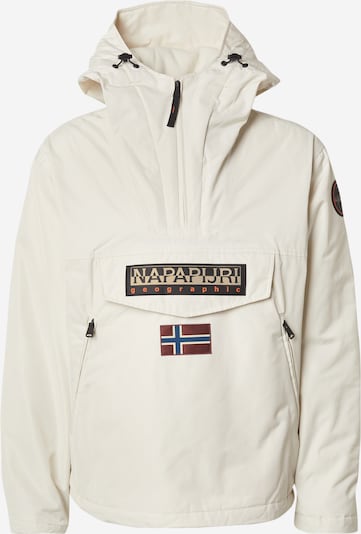 NAPAPIJRI Välikausitakki 'RAINFOREST NEXT' värissä ecru / oranssi / tummanpunainen / musta, Tuotenäkymä