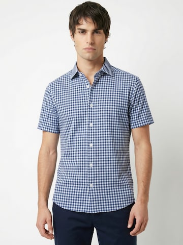 DESOTO Regular Fit Hemd in Blau: Vorderseite