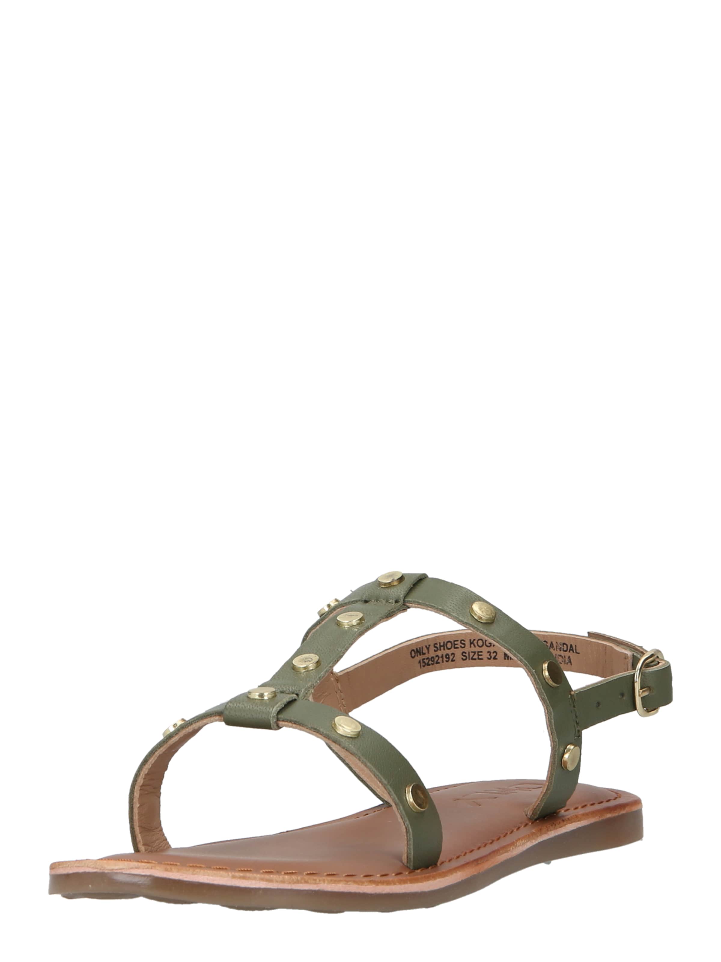 zaļš ONLY GIRLS Sandales 'ALBERTE': no priekšpuses