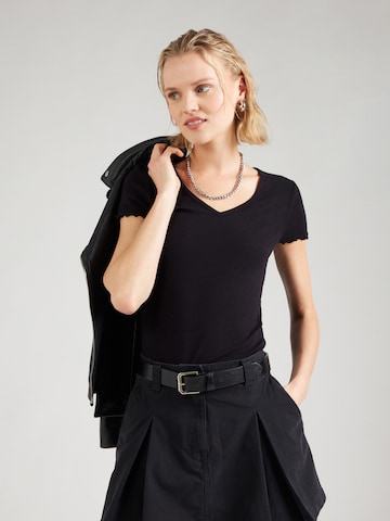 Maglietta di QS in nero: frontale
