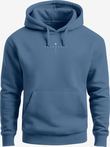 Neverless Sweatshirt 'Spiritual Awareness' in Blue: front
