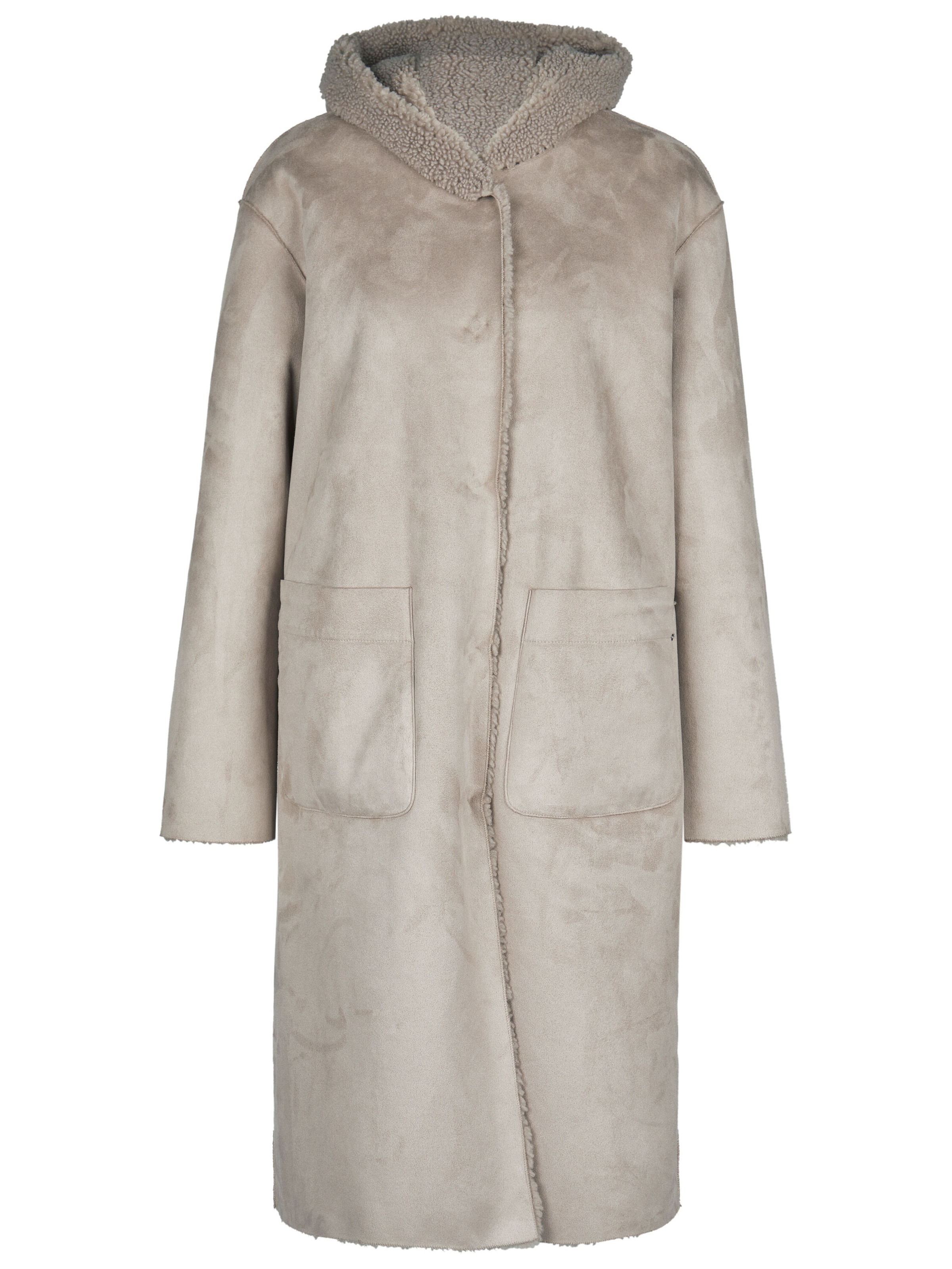Manteau d’hiver White Label en gris : devant