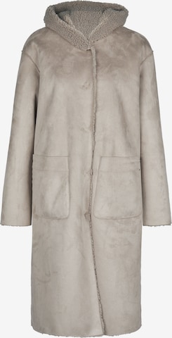 White Label Winter Coat in Grey: front