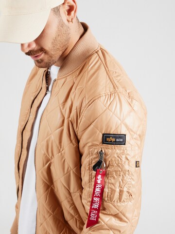 ALPHA INDUSTRIES Prehodna jakna 'MA-1 DQ' | oranžna barva