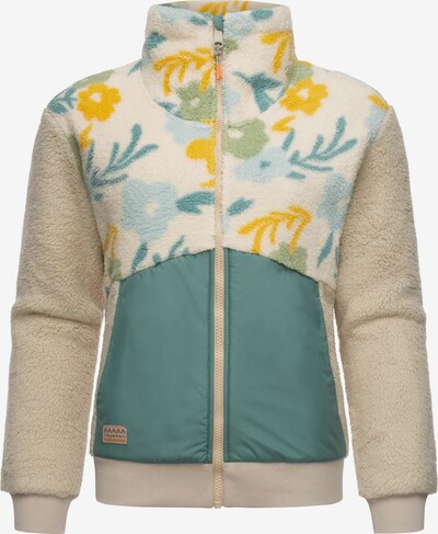 Ragwear Weatherproof jacket 'Madaras' in Beige / Light blue / Yellow / Petrol, Item view