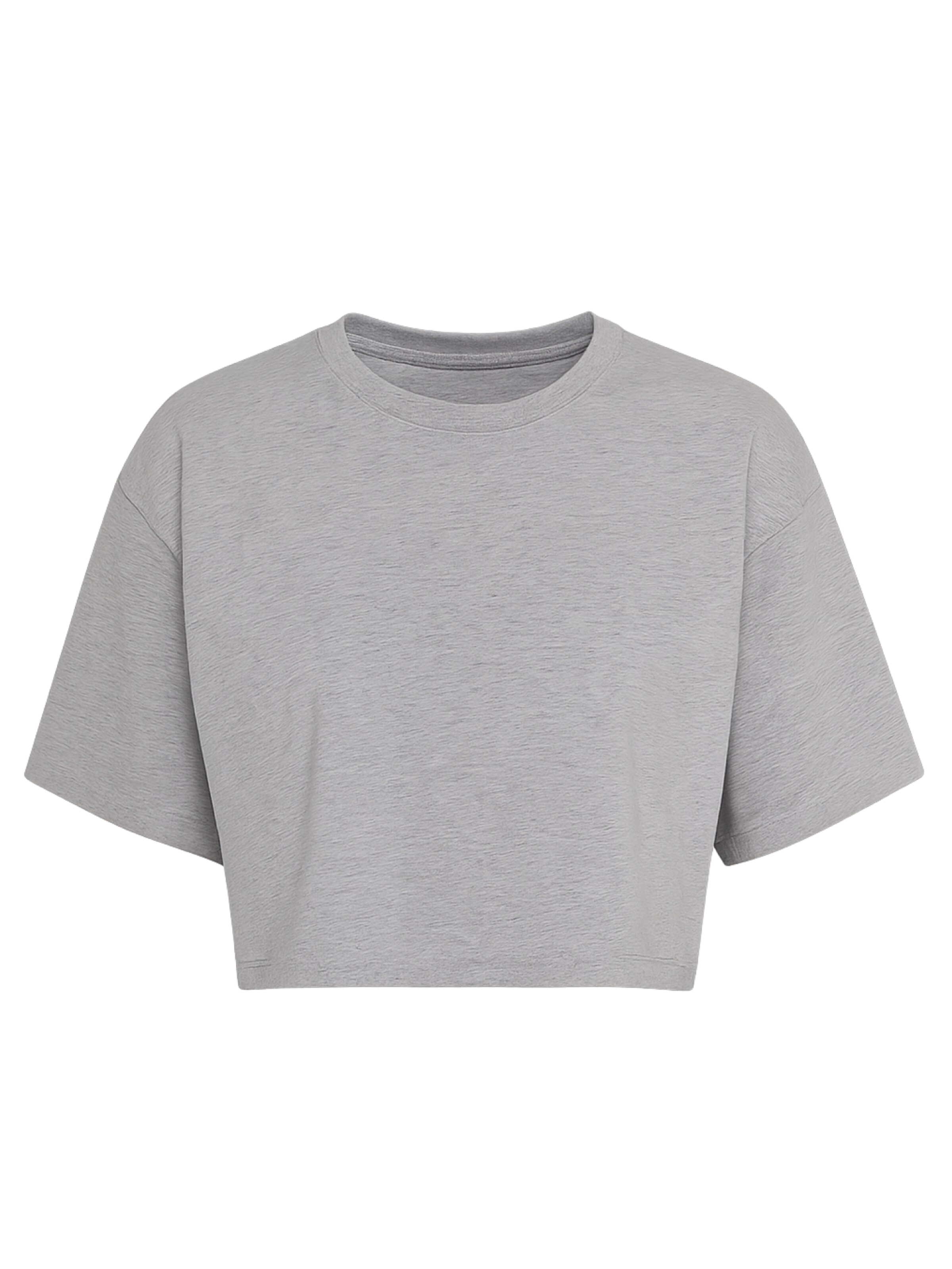 Justever T-Shirt in Grau: Vorderseite