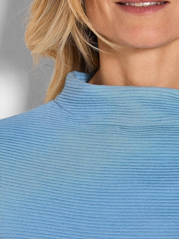 Goldner Sweatshirt in Blau