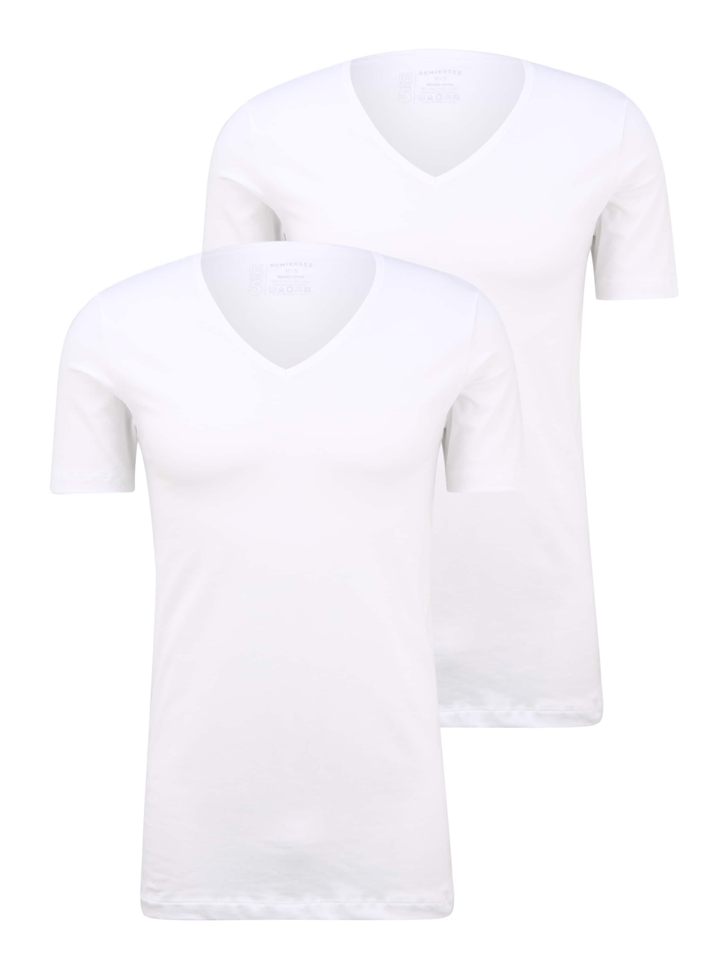 SCHIESSER Undershirt in White: front