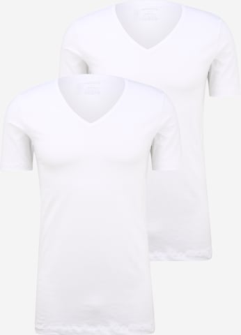 SCHIESSER - Camiseta térmica en blanco: frente