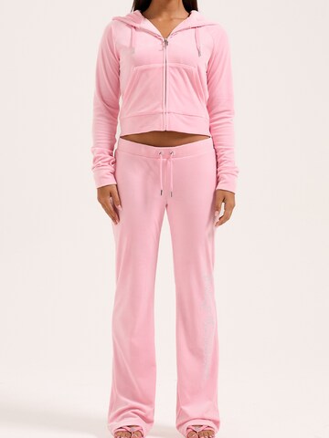 Pullover extra large di Juicy Couture in rosa: frontale
