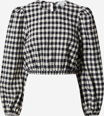 EDITED Blouse 'Gill' in Zwart: voorkant