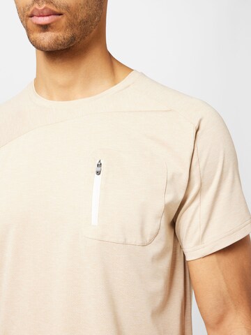 ICEPEAK Performance Shirt 'MANCHESTER' in Beige