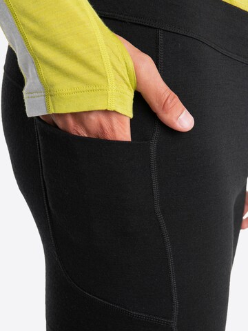 Skinny Pantaloni sportivi 'Speed' di ICEBREAKER in nero