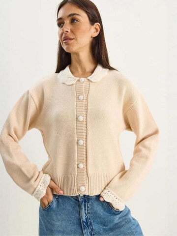 Bianco Lucci Strickjacke 'Strickjacken' in Beige