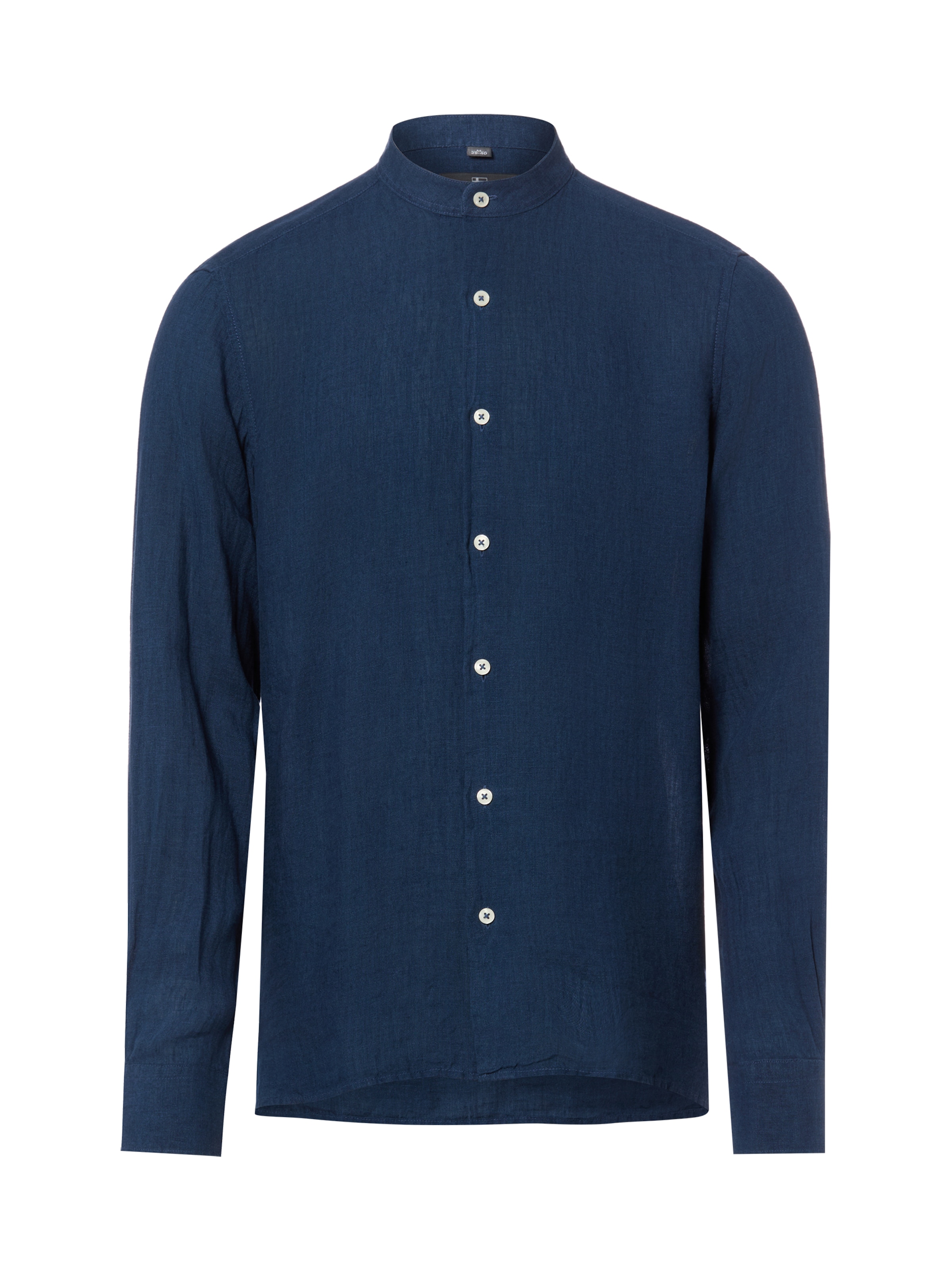 Coupe slim Chemise Nils Sundström en bleu : devant