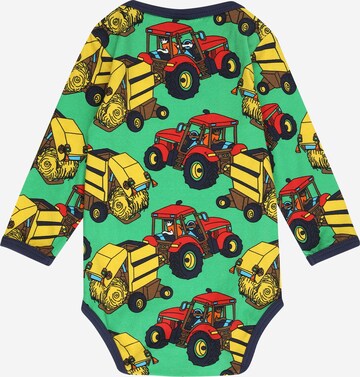 Småfolk Romper/Bodysuit 'Tractor' in Green