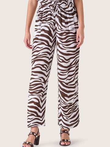Camomilla Italia Wide Leg Hose PINO in Braun: Vorderseite