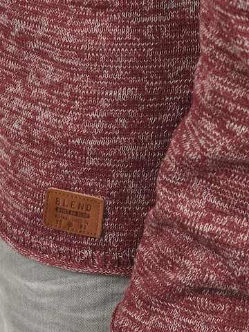 BLEND Feinstrick-Pullover 'BHDan' in Rot