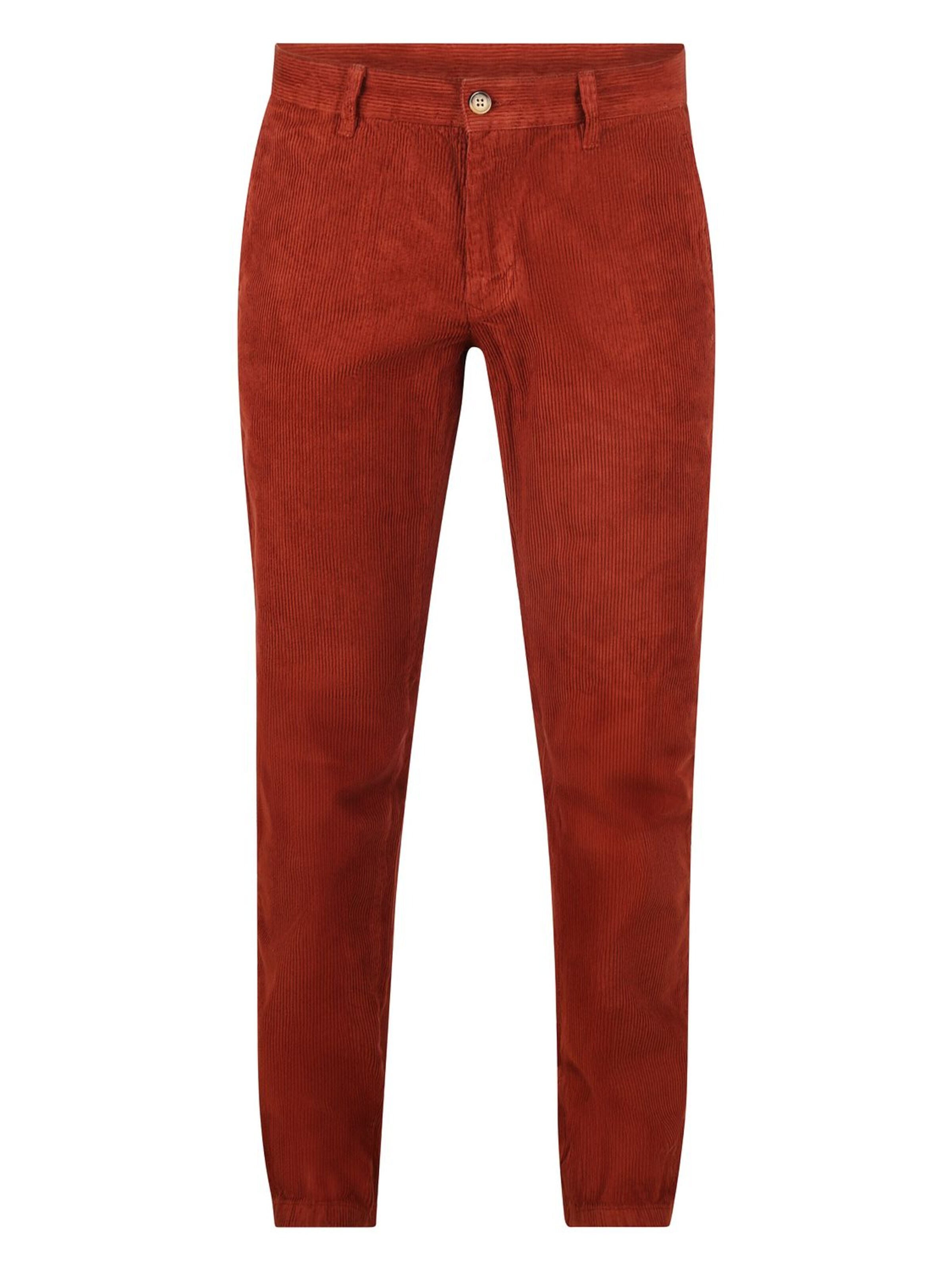 Steppin' out Regular Chino trousers in Red: front
