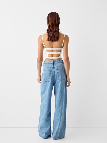 Haut Bershka en blanc