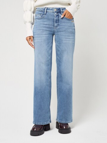 Regular Jean '94AMELIE WIDE' Gang en bleu : devant